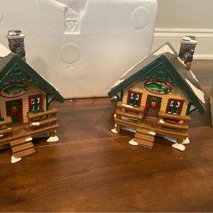 Department 56 - Fisherman’s Nook Cabins Set of 2.